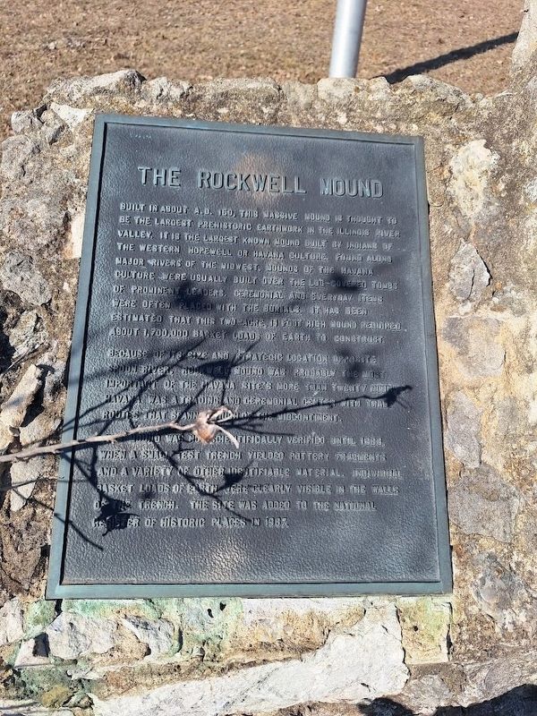 The Rockwell Mound Marker image. Click for full size.