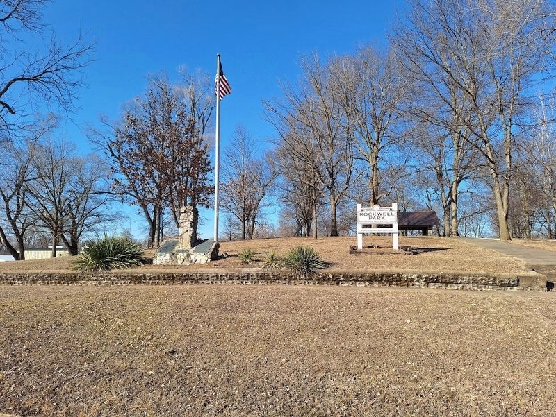The Rockwell Mound Marker image. Click for full size.