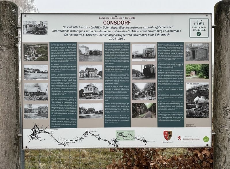 �CHARLY� Narrow-Gauge Railway Marker image. Click for full size.