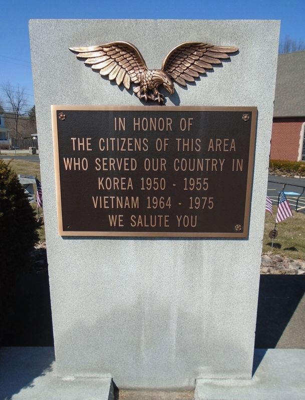 War Memorial (rear). Click for full size. War Memorial (rear) image. Click for full size.
