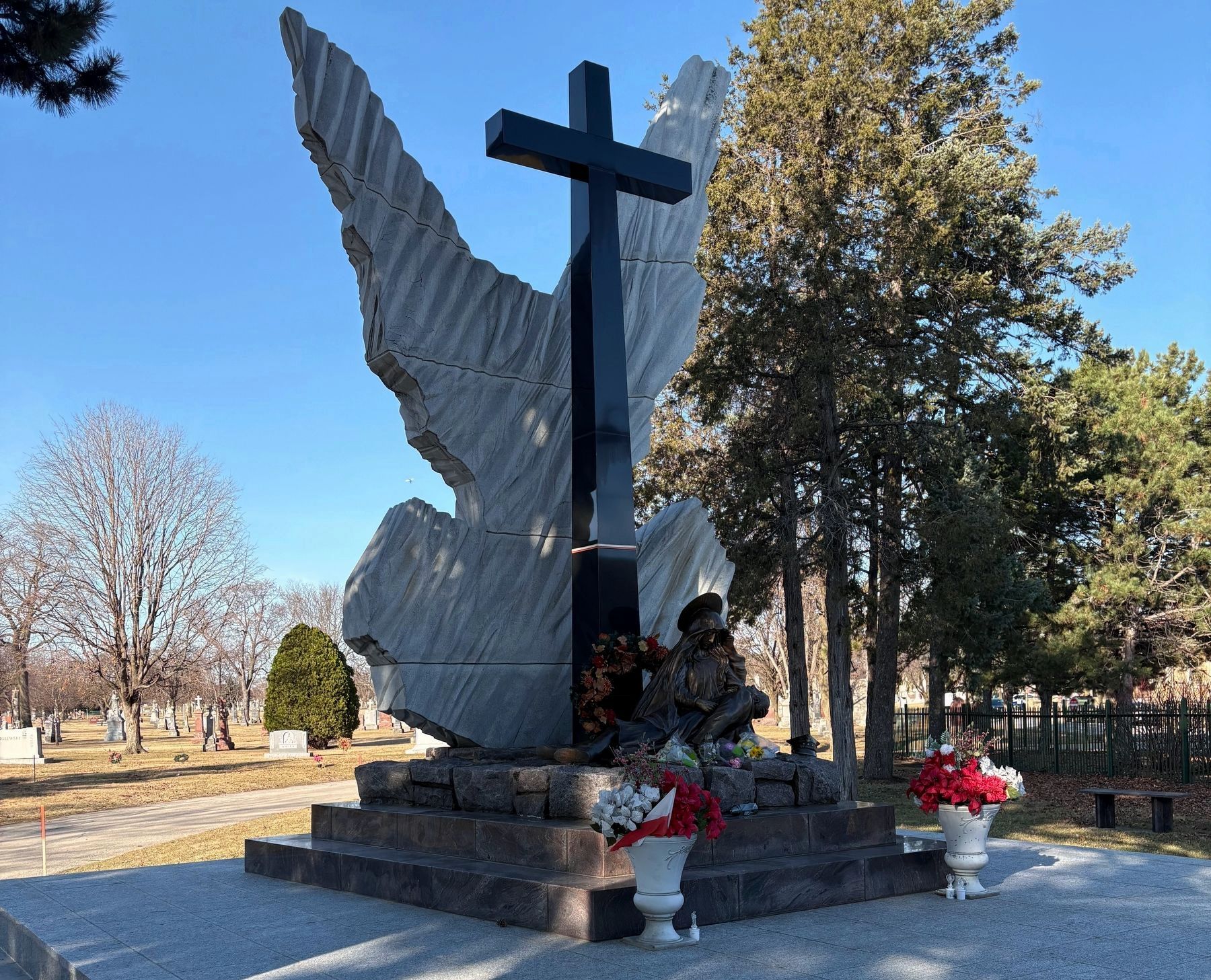 Katyń Massacre Memorial. Click for full size. Katyń Massacre Memorial image. Click for full size.