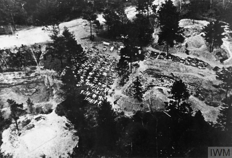 Katyń exhumation site. Click for full size. Katyń exhumation site image. Click for full size.