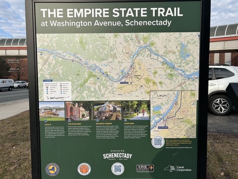 The Empire State Trail Marker image. Click for full size.