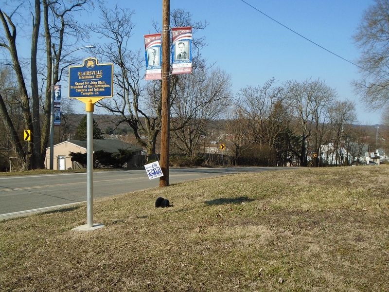 Blairsville Marker. Click for full size. Blairsville Marker image. Click for full size.
