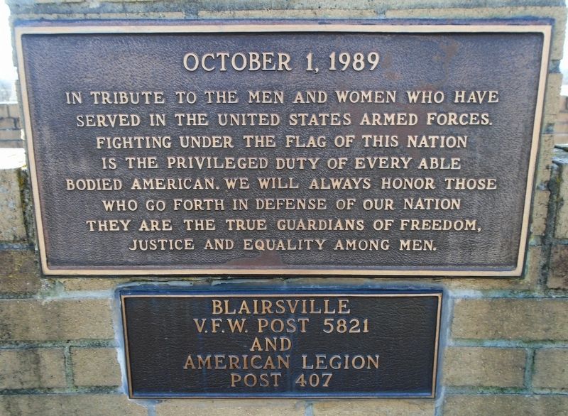 Veterans Memorial Marker image. Click for full size.