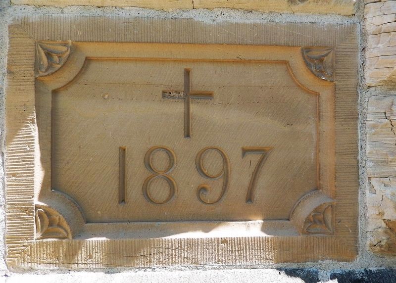 Trinity Episcopal Church Cornerstone image. Click for full size.
