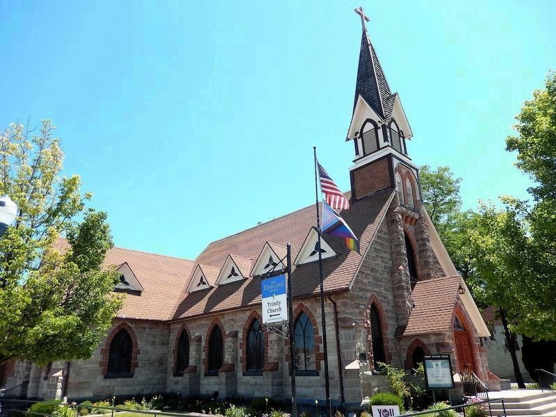 Trinity Episcopal Church (<i>west elevation</i>) image. Click for full size.