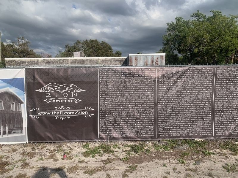 Zion Cemetery list of burials image. Click for full size.