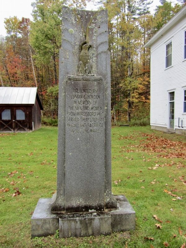 Wardsboro Veterans Memorial image. Click for full size.