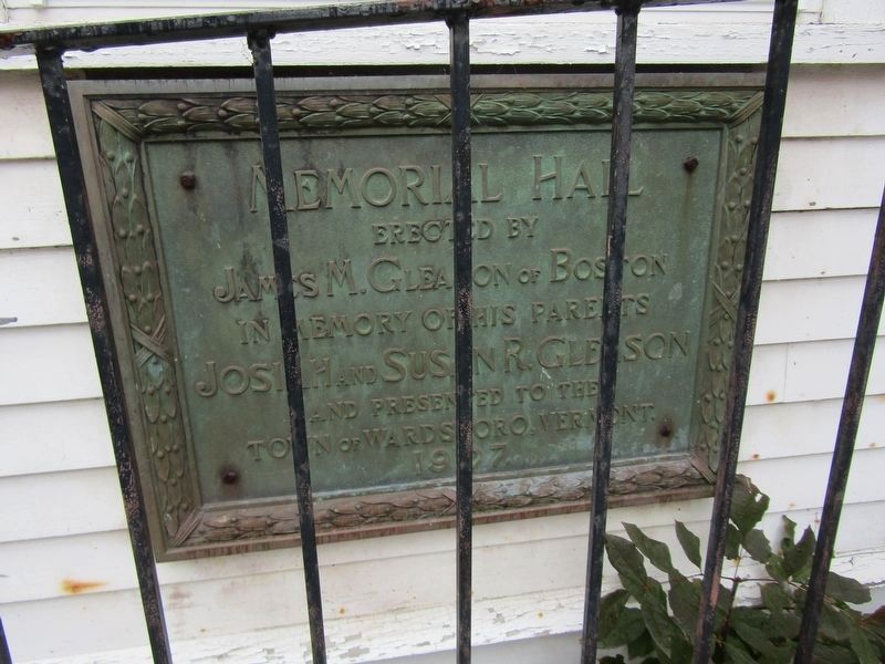 Memorial Hall Marker image. Click for full size.