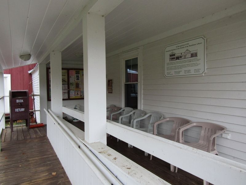 Friends of the Wardsboro Library Marker image. Click for full size.