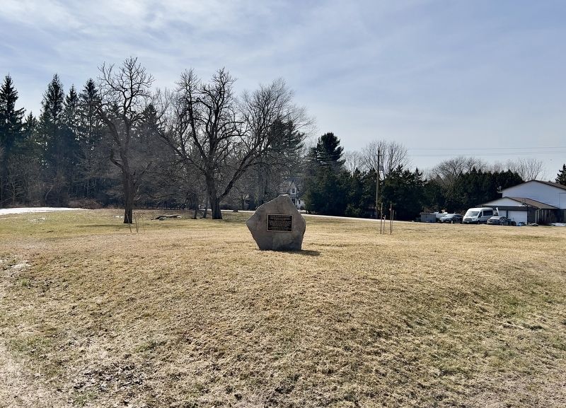 Pelham Quaker Settlement Marker. Click for full size. Pelham Quaker Settlement Marker image. Click for full size.