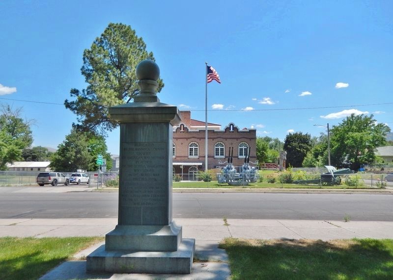 Bannock County Veterans Memorial (<i>north side</i>). Click for full size. Bannock County Veterans Memorial (<i>north side</i>) image. Click for full size.