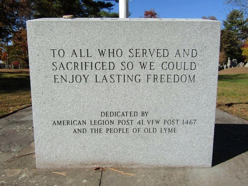 Memorial to All Who Served. Click for full size. Memorial to All Who Served image. Click for full size.