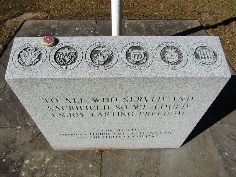 Memorial to All Who Served. Click for full size. Memorial to All Who Served image. Click for full size.