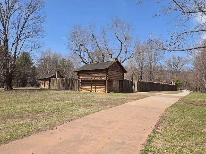 Watauga Fort recreation inside Sycamore Shoals State Park image. Click for full size.