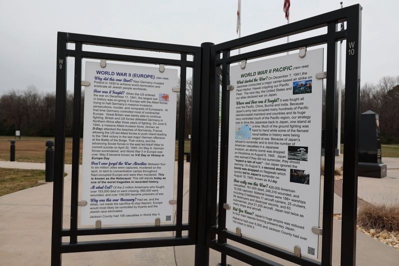 World War II (Europe) Marker image. Click for full size.