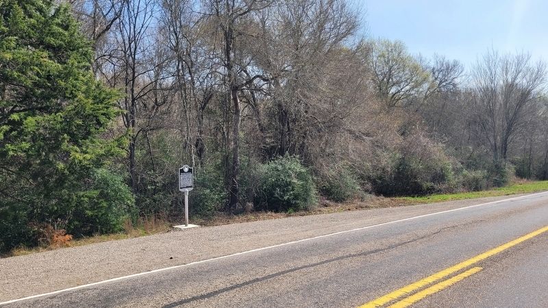 The view of the Belltown Community Marker along the highway image. Click for full size.