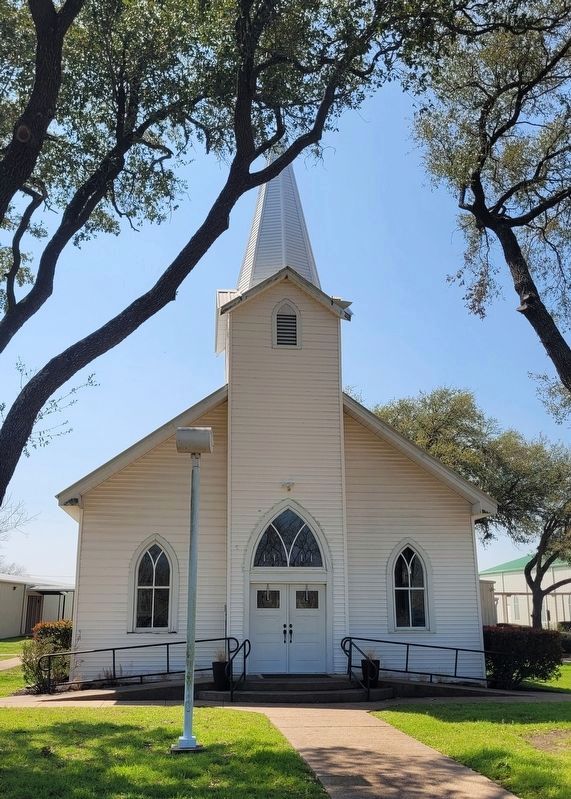 The front view of the Zion Church of Kurten image. Click for full size.