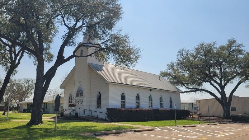 The side view of the Zion Church of Kurten and Marker image. Click for full size.