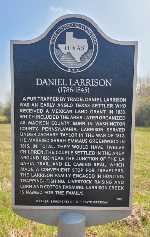 Daniel Larrison Marker image. Click for full size.