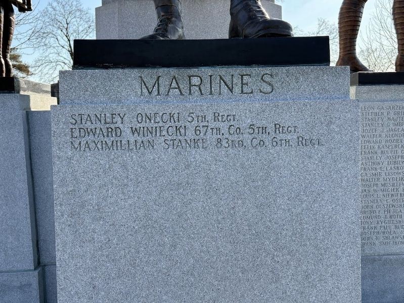 St. Adalbert's Cemetery Veterans Shrine (Marines). Click for full size. St. Adalbert's Cemetery Veterans Shrine (Marines) image. Click for full size.