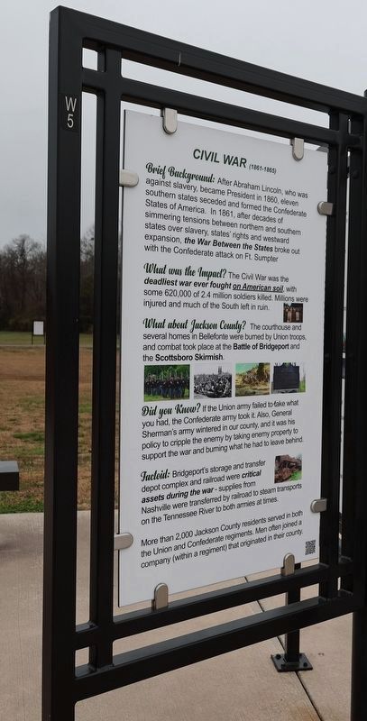 Civil War Marker image. Click for full size.