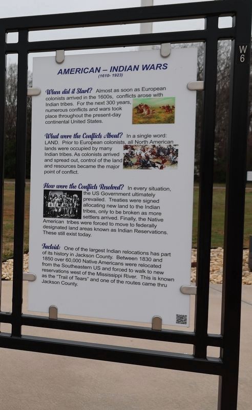 American - Indian Wars Marker. Click for full size. American - Indian Wars Marker image. Click for full size.