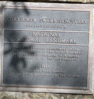 Corkscrew Swamp Sanctuary Marker. Click for full size. Corkscrew Swamp Sanctuary Marker image. Click for full size.