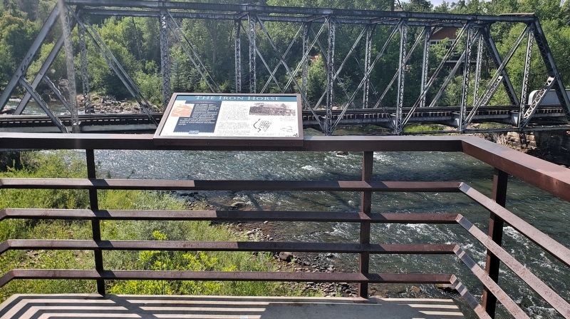 The Iron Horse Marker image. Click for full size.
