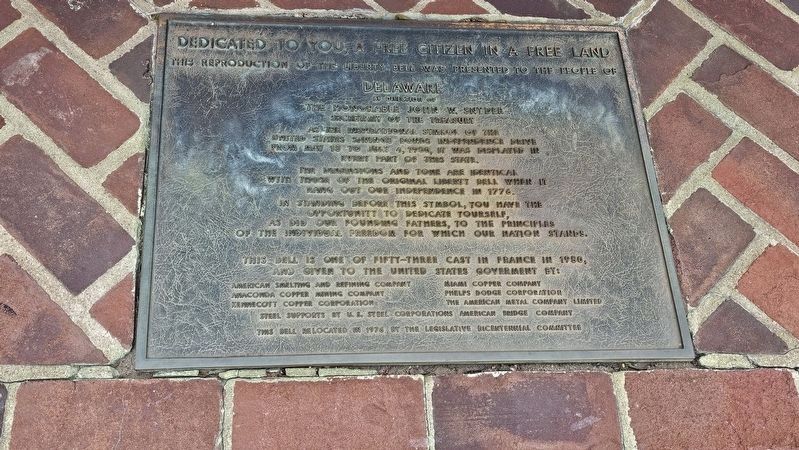 Liberty Bell Reproduction Marker. Click for full size. Liberty Bell Reproduction Marker image. Click for full size.