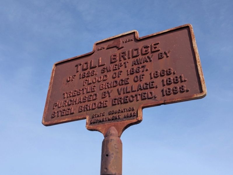 Toll Bridge Marker. Click for full size. Toll Bridge Marker image. Click for full size.
