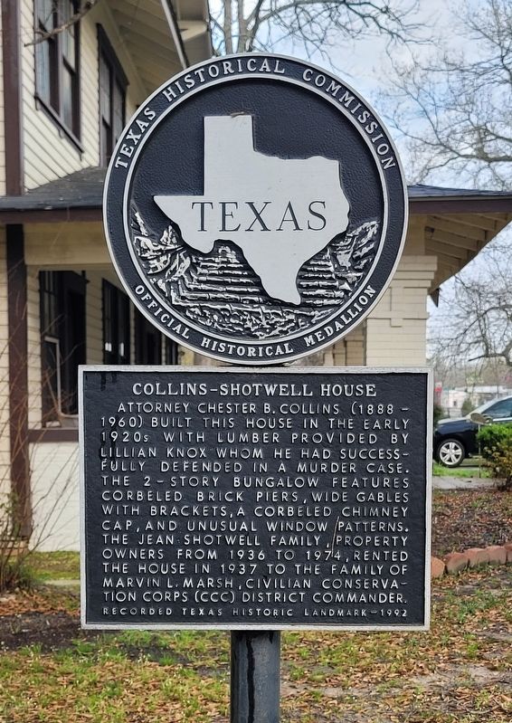 Collins-Shotwell House Marker. Click for full size. Collins-Shotwell House Marker image. Click for full size.