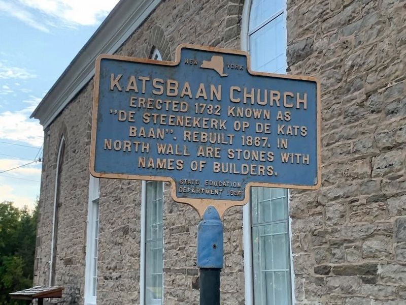 Katsbaan Church Marker. Click for full size. Katsbaan Church Marker image. Click for full size.
