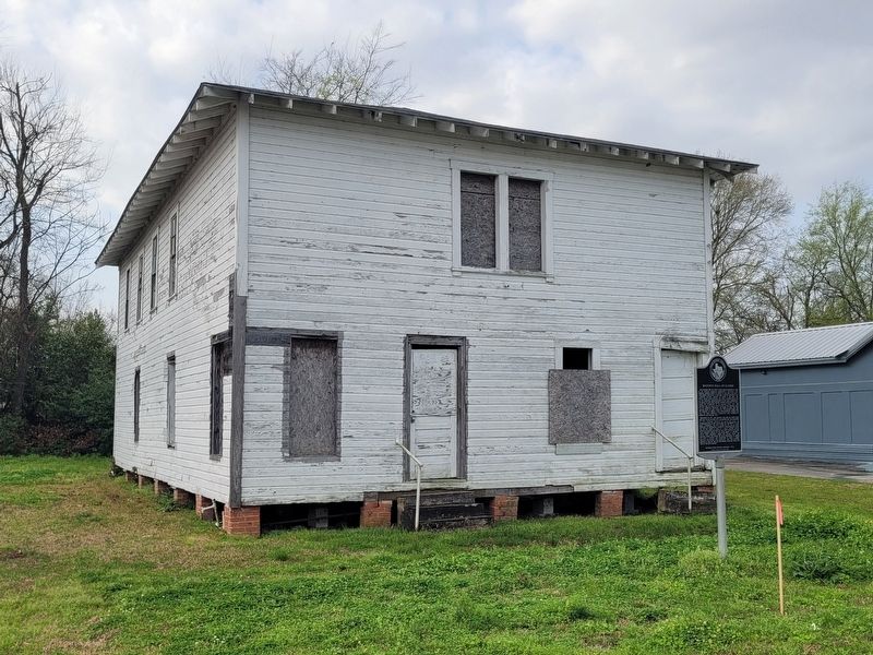 The Masonic Hall of Lufkin and Marker. Click for full size. The Masonic Hall of Lufkin and Marker image. Click for full size.