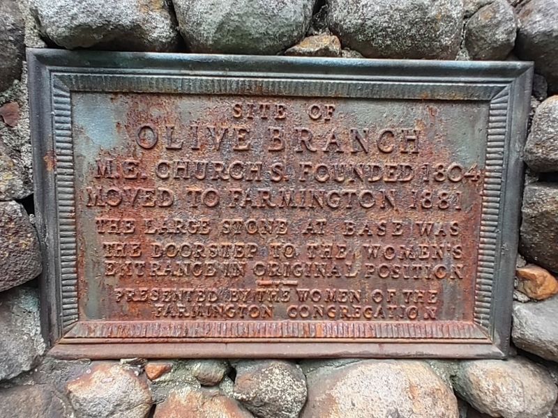 Site of Olive Branch Marker. Click for full size. Site of Olive Branch Marker image. Click for full size.
