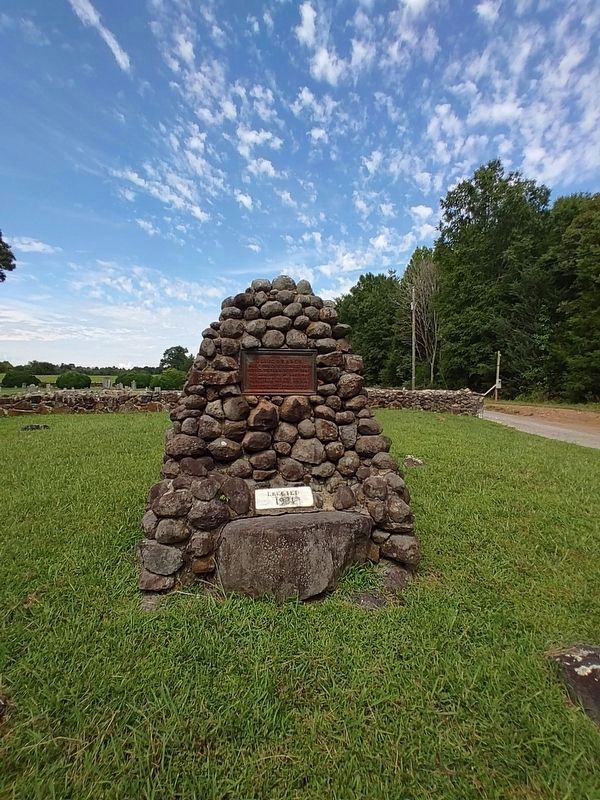 Full view of Olive Branch Church Marker. Cemetery is in the background. Click for full size. Full view of Olive Branch Church Marker. Cemetery is in the background image. Click for full size.