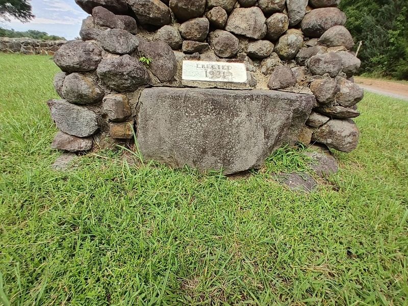 The door step to the women's entrance in its original position. Click for full size. The door step to the women's entrance in its original position image. Click for full size.