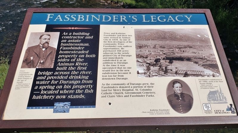 Fassbinder's Legacy Marker image. Click for full size.