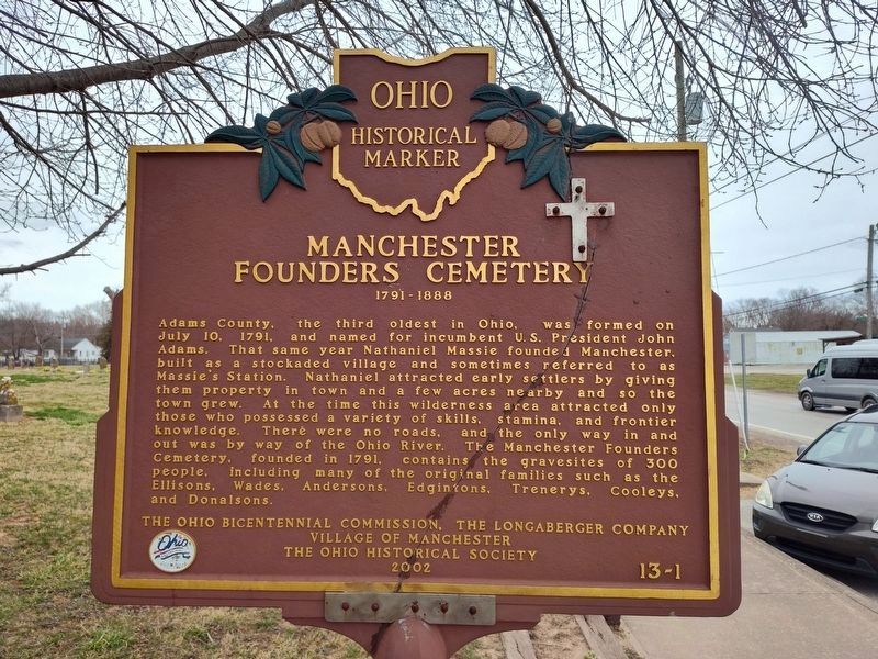 Israel Donalson / Manchester Founders Cemetery Marker image. Click for full size.