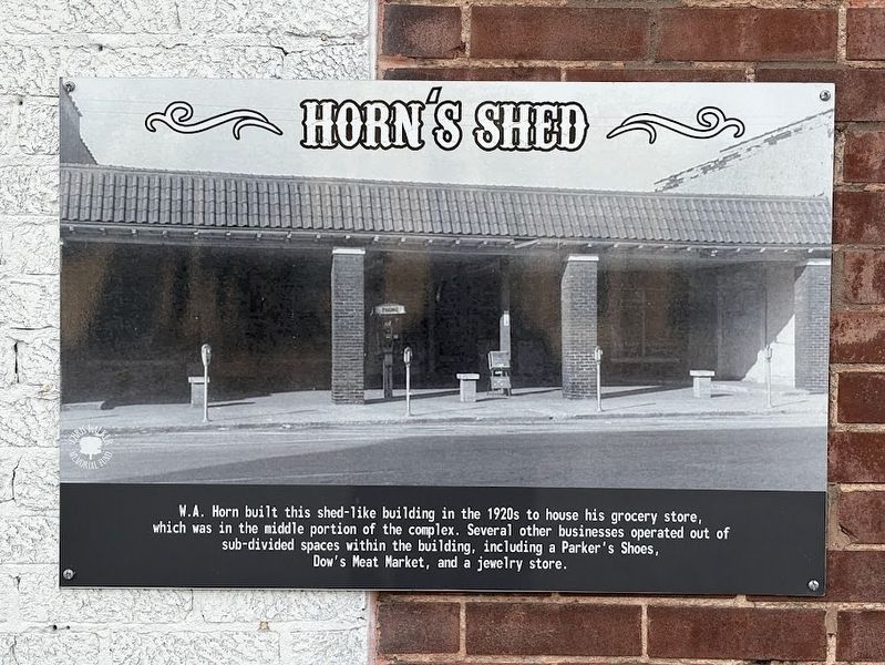 Horn's Shed Marker image. Click for full size.