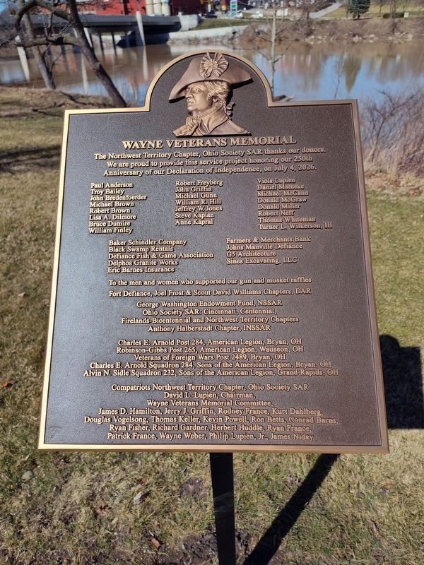 General Anthony Wayne Marker. Click for full size. General Anthony Wayne Marker image. Click for full size.