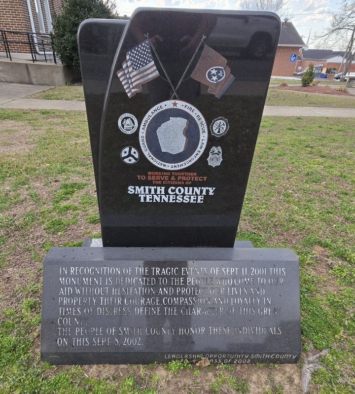 Smith County September 11 Monument Marker image. Click for full size.