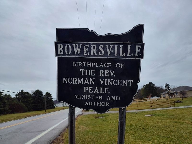 Bowersville Marker. Click for full size. Bowersville Marker image. Click for full size.