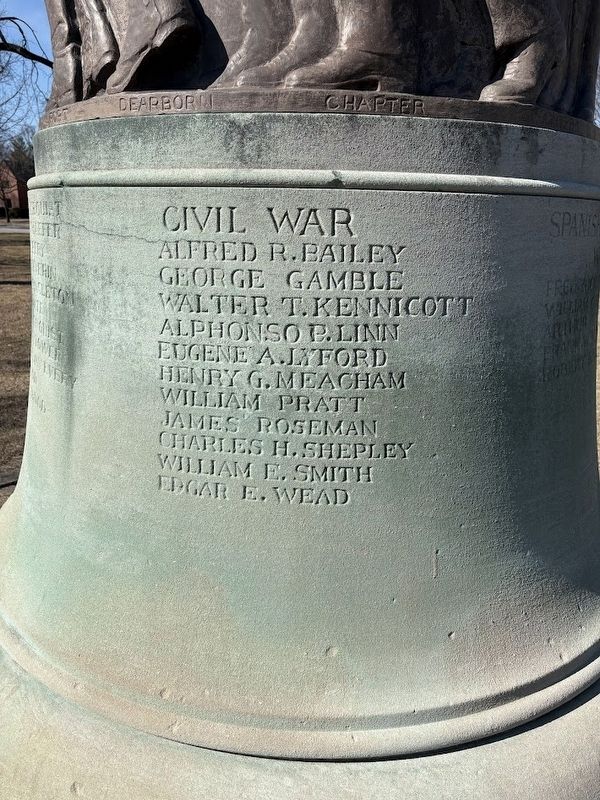 Evanston War Memorial (Civil War) image. Click for full size.
