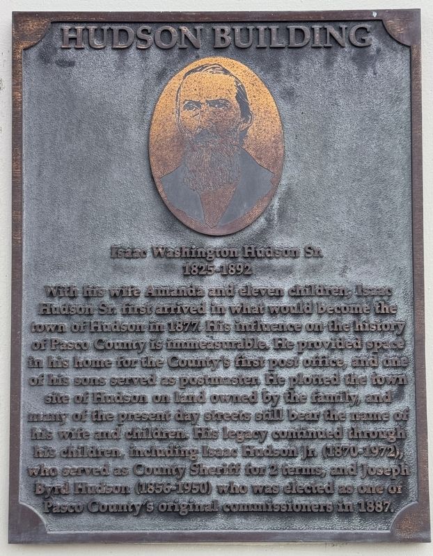Isaac Washington Hudson Sr. Marker image. Click for full size.