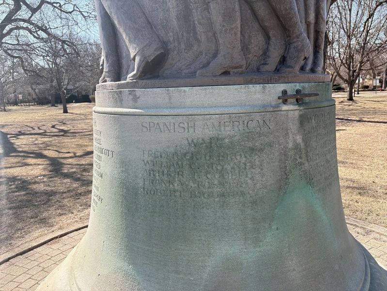 Evanston War Memorial (Spanish American War) image. Click for full size.