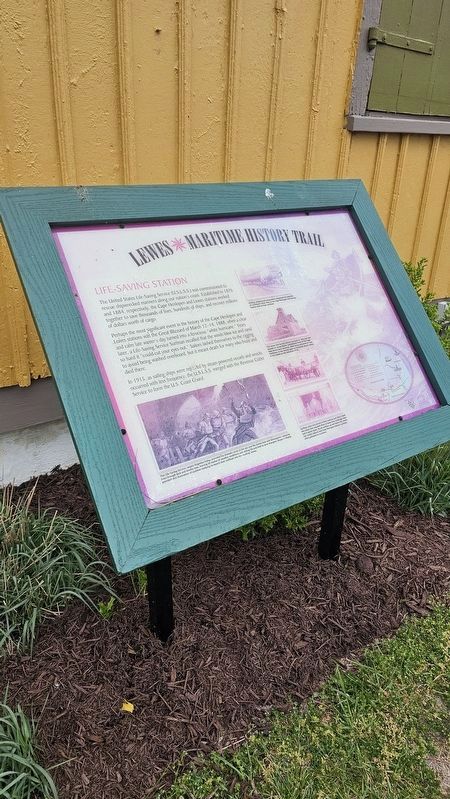 Life Saving Station Marker. Click for full size. Life Saving Station Marker image. Click for full size.