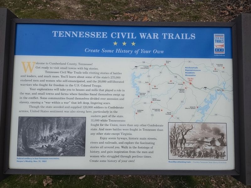 Tennessee Civil War Trails Marker image. Click for full size.