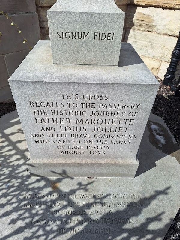 Father Marquette and Louis Jolliet Marker. Click for full size. Father Marquette and Louis Jolliet Marker image. Click for full size.